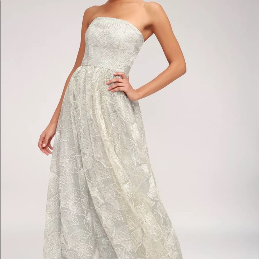 Mint Glitter Ballgown